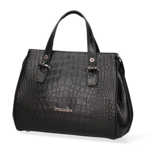 Borsa a mano  da donna In Vera pelle Made in Italy 34x22x14 cm