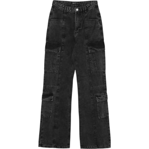 Jeans cargo acid wash