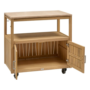 Module de cuisine d'été Lodgia 2 portes 50x87cm bois d'acacia