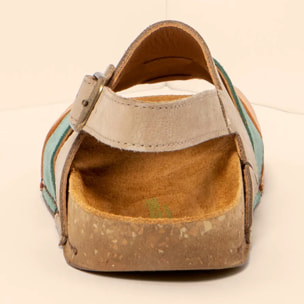 Sandalias N5798 MULTI LEATHER MULTI PIEDRA/ BALANCE color Multi piedra