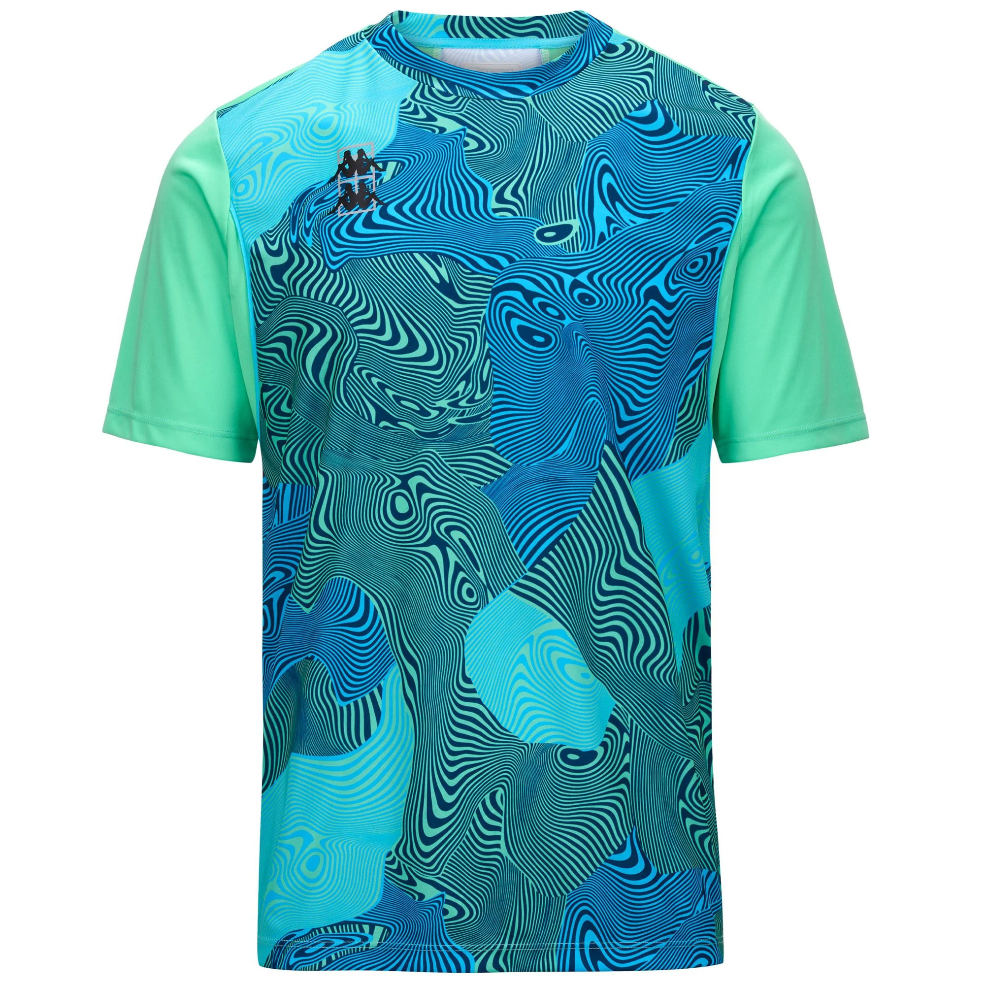 Maglie gioco Kappa Uomo Kombat Padel Fier Verde