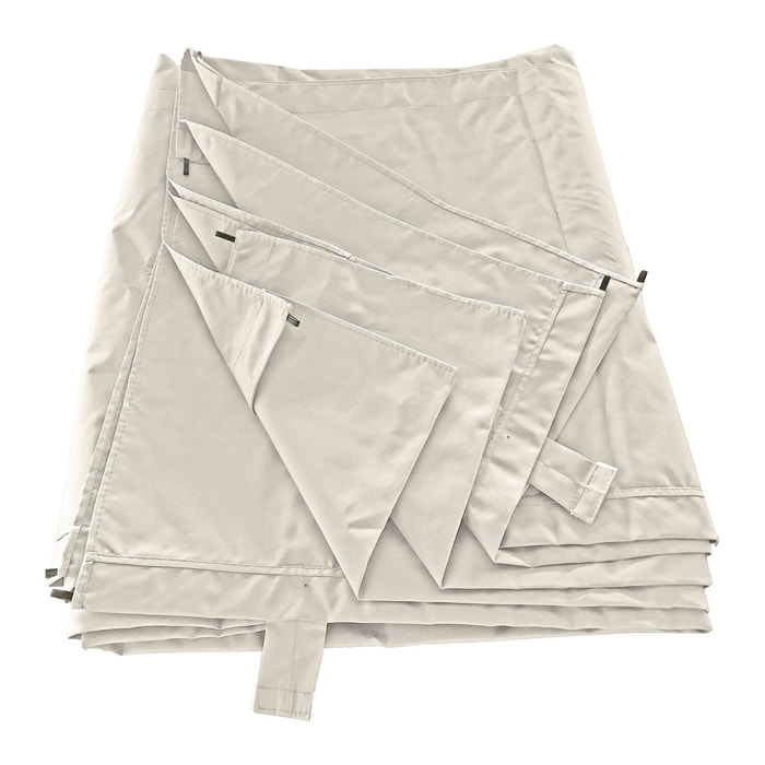 Toile pour pergola murale 3 × 4m FRÉJUS beige