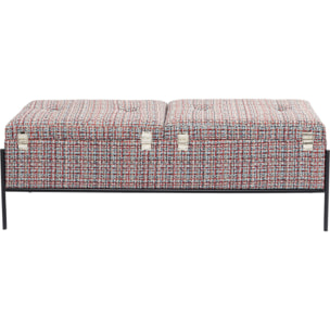 Banc-coffre Iceland 120x40cm rouge Kare Design