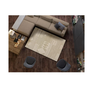 VENUS Alfombra estilo nórdico en beige, varias medidas disponibles.