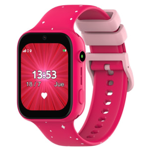 RELOJ INTELIGENTE HOLAWATCH "SMART PRO PINK " GPS CON CORREAS INTERCAMBIABLES Y PROTECTOR DE PANTALLA