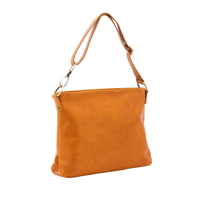Borsa a spalla da donna - Modello False - 100% pelle - 38.0 x 29.0 x 11.0 cm