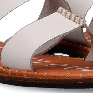 Sandalias de Cuero - Blanco
