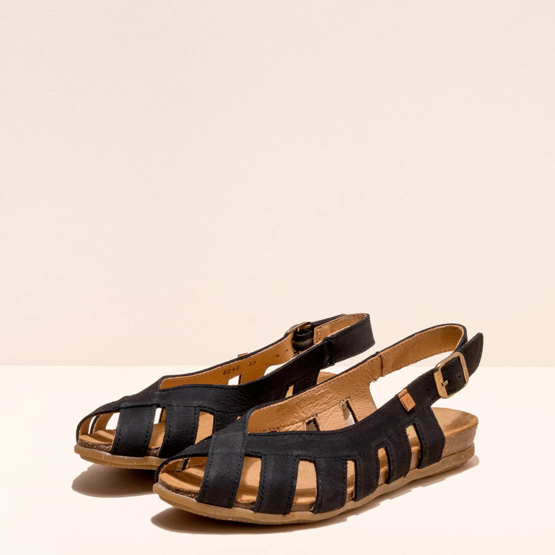 Sandalias N5213 PLEASANT BLACK/ STELLA color Black