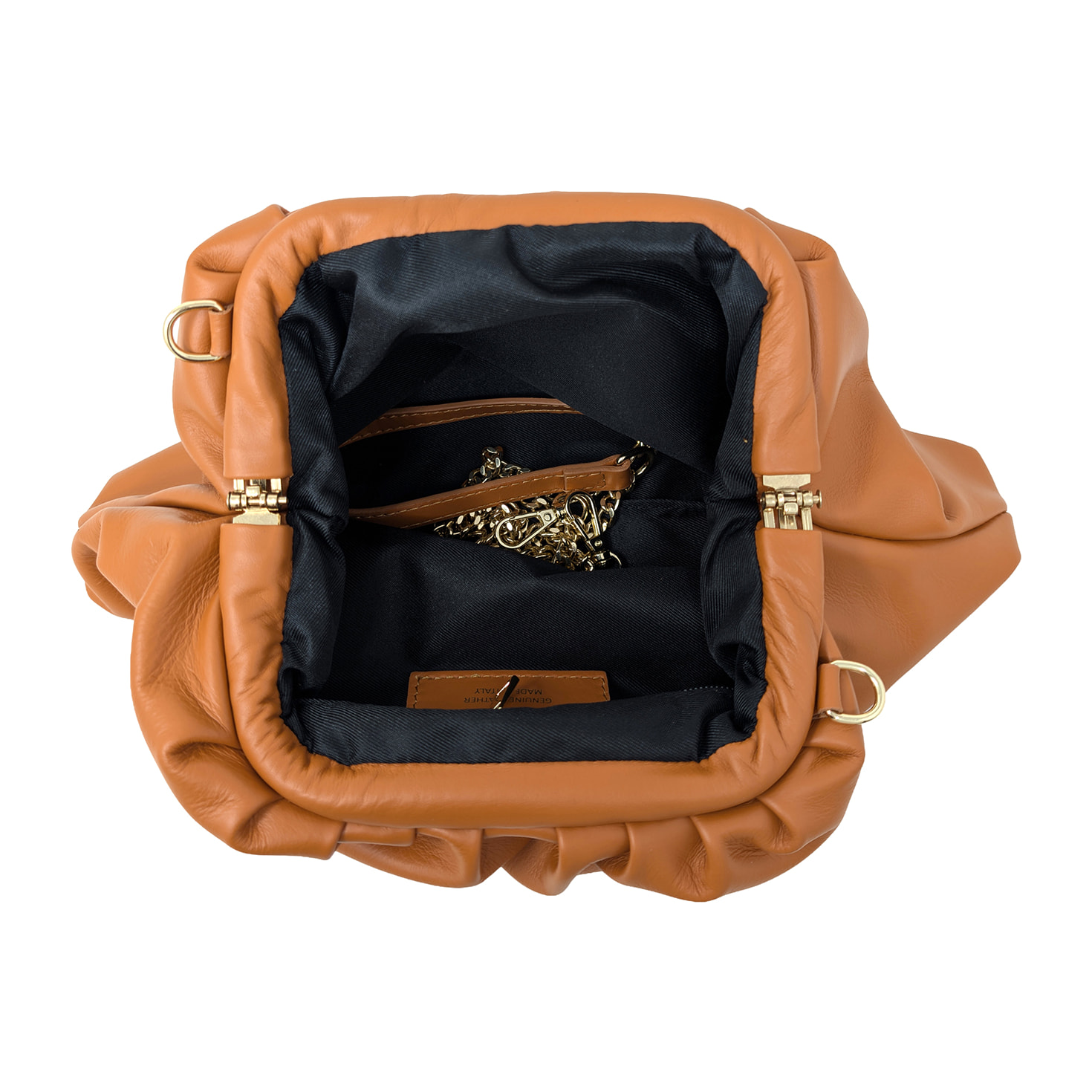 Borsa Clutch in Vera Pelle Made in Italy