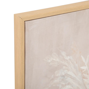 Toile "Tida" bois 50x70cm