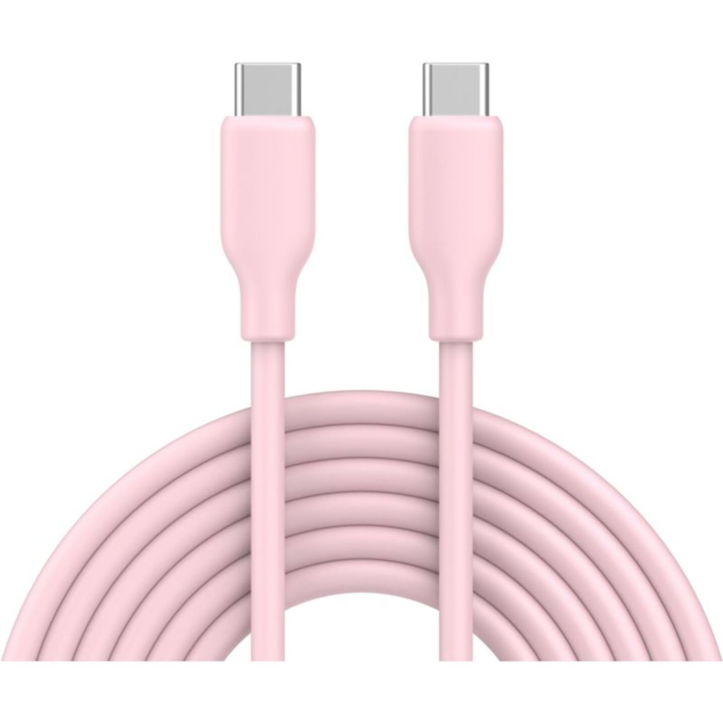 Câble de charge ESSENTIELB vers USB-C silicone 2M Rose