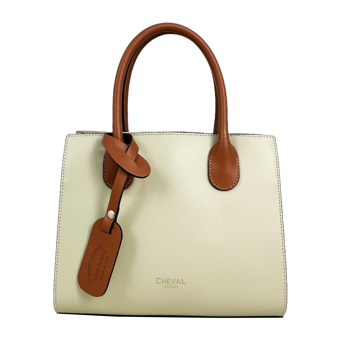 Bolso de mano Cheval Firenze Izar Mini Beige/Camel