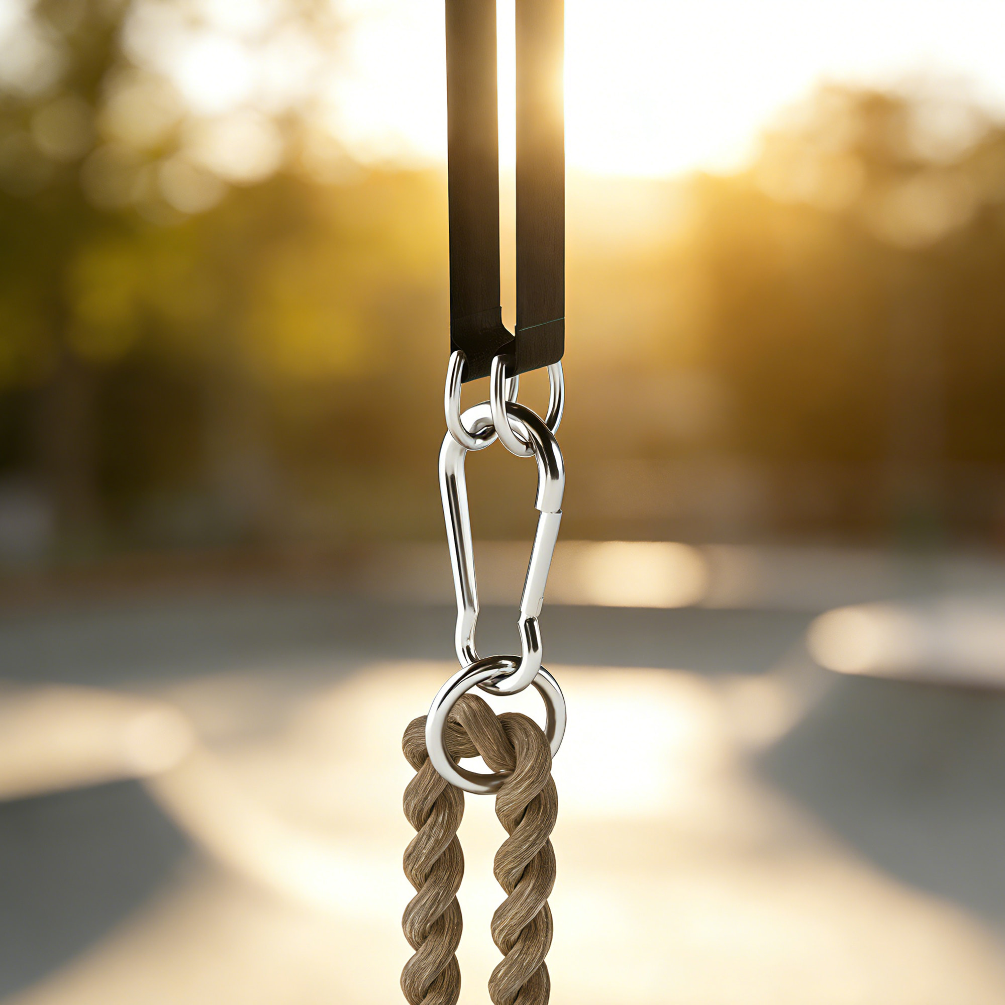 Balançoire bébé dossier haut sécurité hauteur ajustable rouge jaune