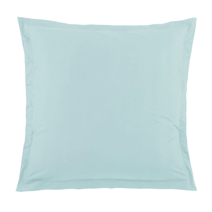 Taie d'Oreiller Unie en 100 % Coton - Bleu ciel