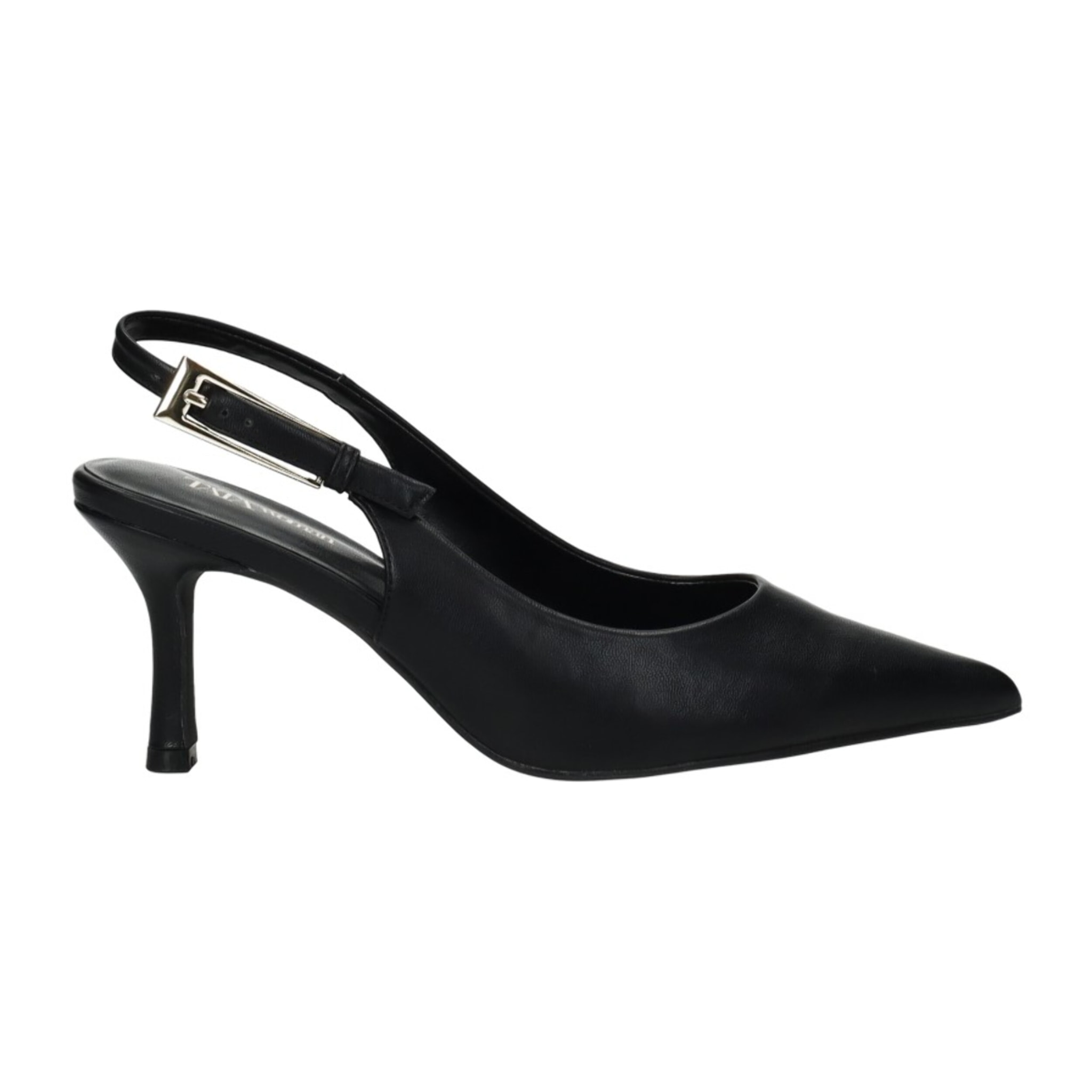 Décolleté sling back Donna Tata Italia Nero