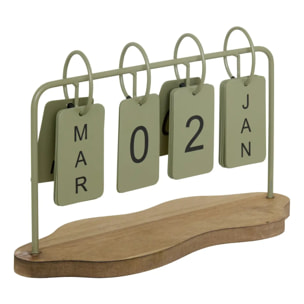 Calendrier décoratif Fred 25x10x16cm