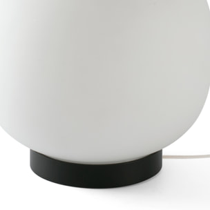 AMELIA Lampe de table blanche et noir