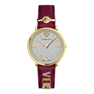 Reloj Versace VE81043-22 Mujer Analogico Cuarzo con Correa de Cuero