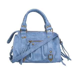 Borsa a spalla da donna - Modello Erisia - Vera pelle - 25.0 x 15.0 x 10.0 cm