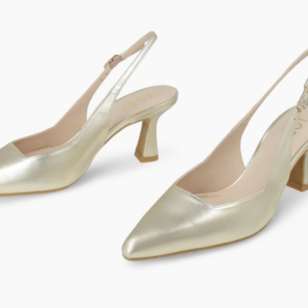 ZAPATOS DE SALÓN DORADOS GELINES-X