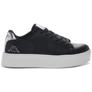 Kappa - Sneakers Mujer Negro - Logo Isabel