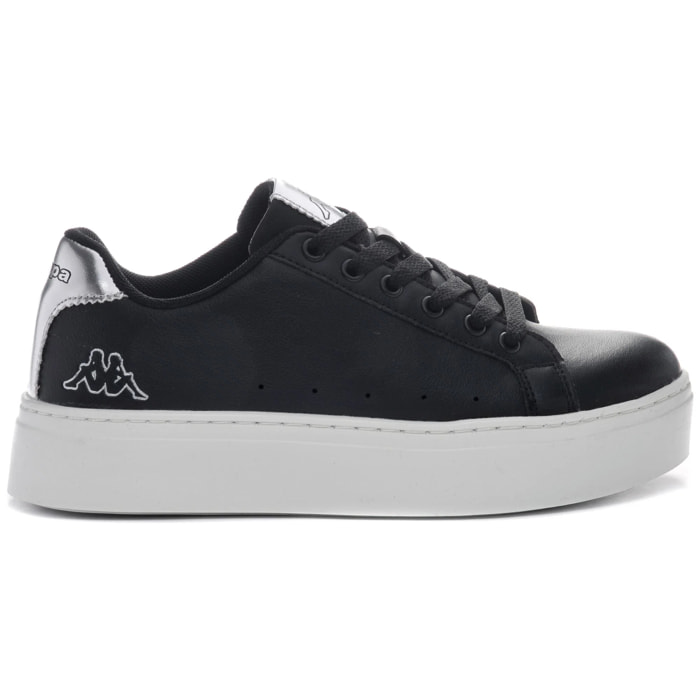 Kappa - Sneakers Mujer Negro - Logo Isabel