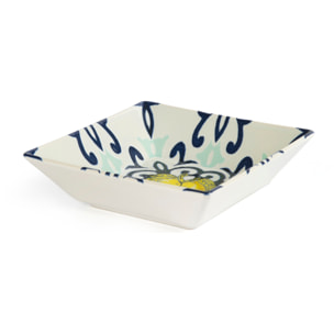 Set 6 Piatti Fondi 17 cm Excelsa – Amalfi, Ceramica Multicolore