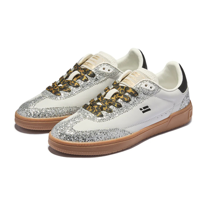 Zapatillas Bajas de Mujer Rebel Plata / Blanco