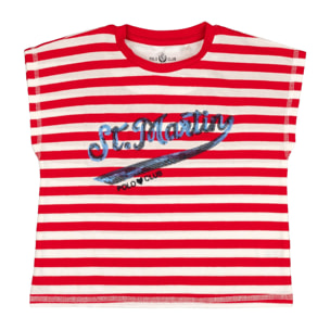 T-shirt jersey Polo Club St Martin Rosso