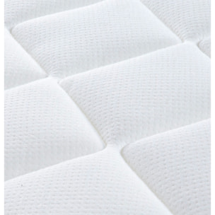 Matelas Hybride Bartoldi, 22 cm, Soutien Ferme, Ressorts Ensachés & Mémoire de Forme, Déhoussable