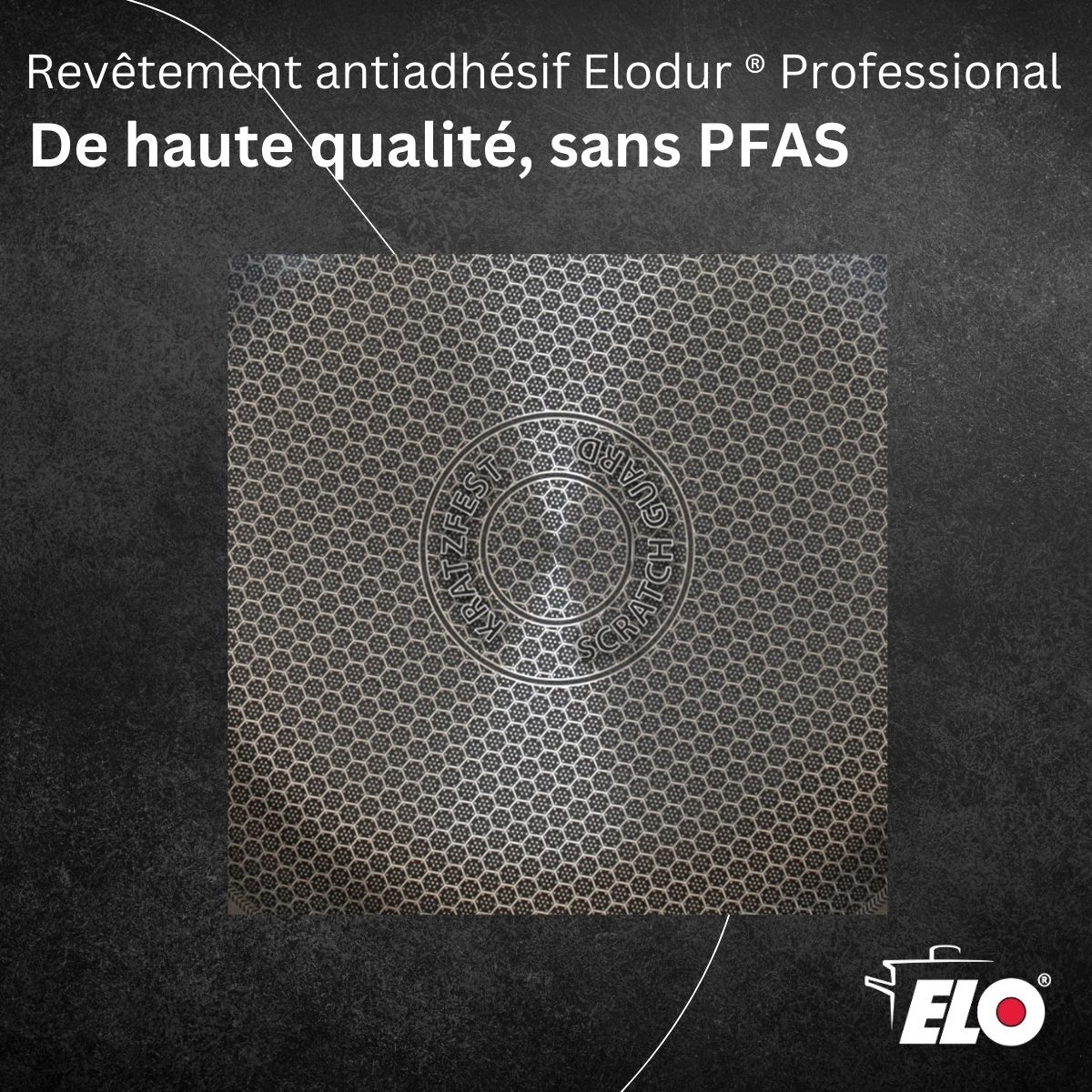 Poêle sauteuse en inox 18/10 Elo Relief Evolution