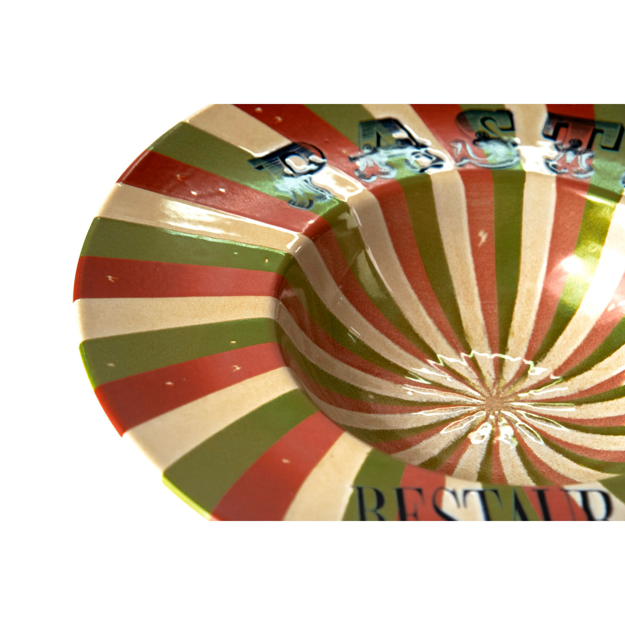 Set de 6 assiettes creuses Excelsa – Little Italy, Céramique Multicolore