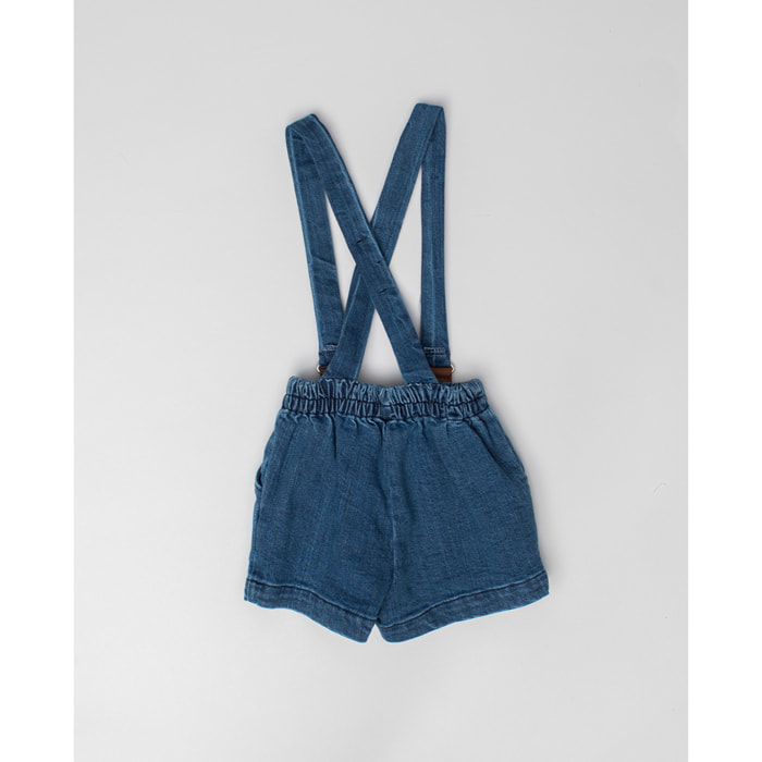 BERMUDAS DENIM CON TIRANTES DESMONTBLES