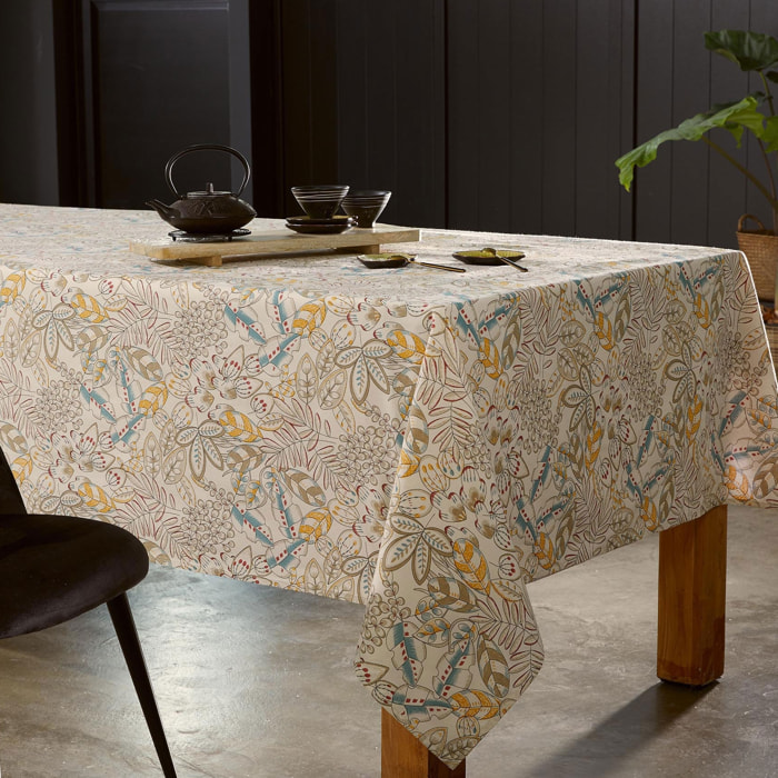 Nappe ronde enduite au look nature - Naturel