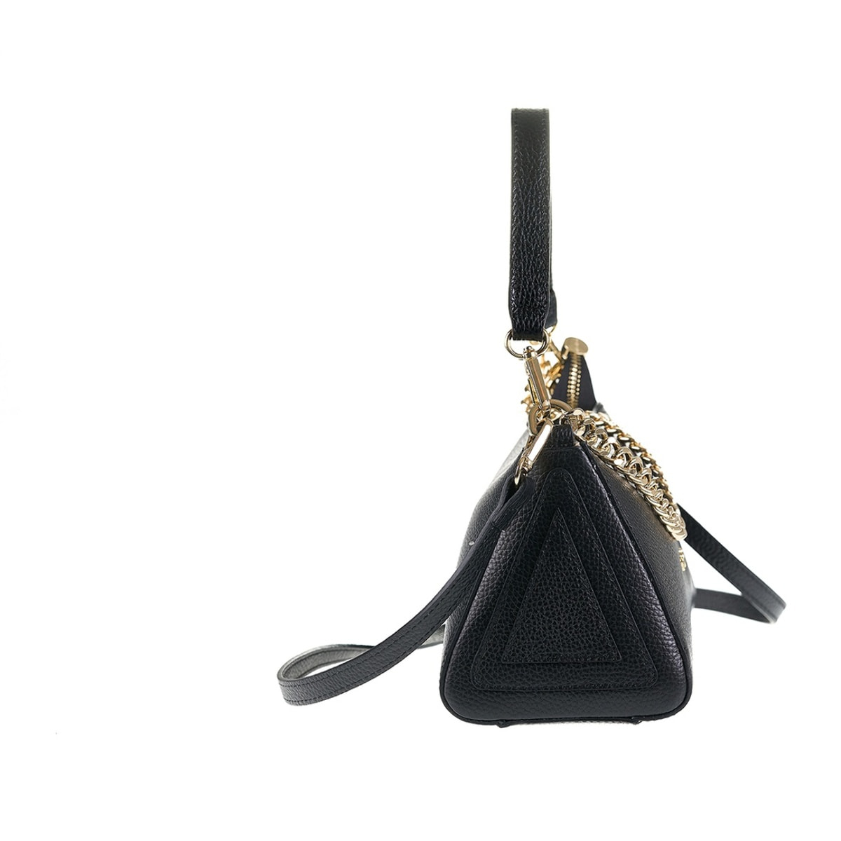 Borsa a spalla da donna Made in Italy - Modello Violette - 100% pelle - 26.0 x 13.5 x 11.5 cm