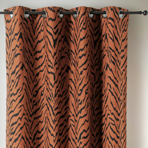 Rideau à Oeillets Tigre - Terracotta