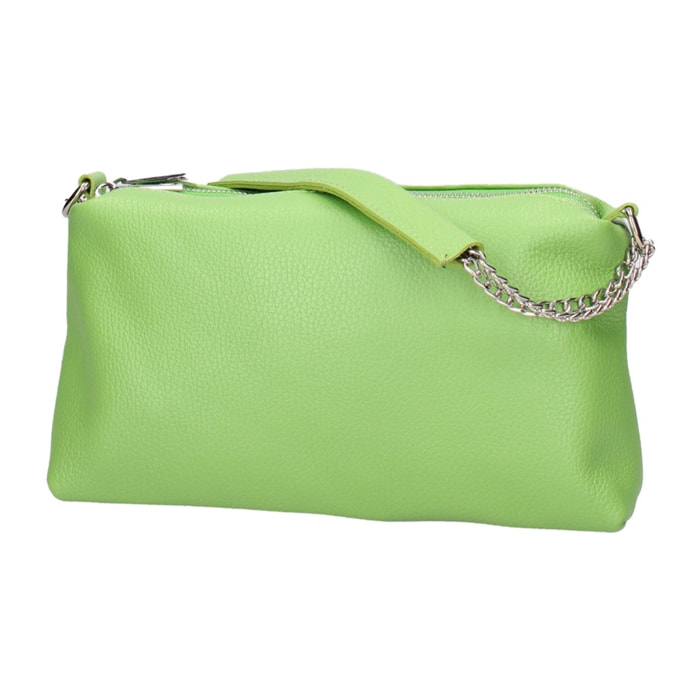 Borsa a spalla da donna - Modello False - Vera pelle - 26.0 x 14.0 x 9.0 cm