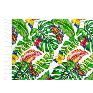 Telo Mare Fouta Modello Bali Con Frange