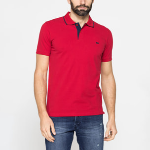 POLO UOMO A MANICA CORTA IN PIQUET DI COTONE