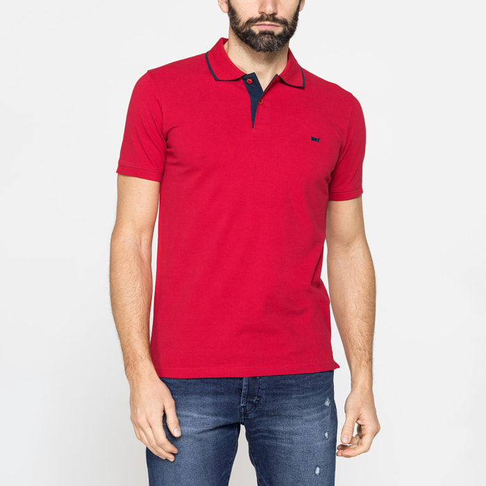 POLO UOMO A MANICA CORTA IN PIQUET DI COTONE