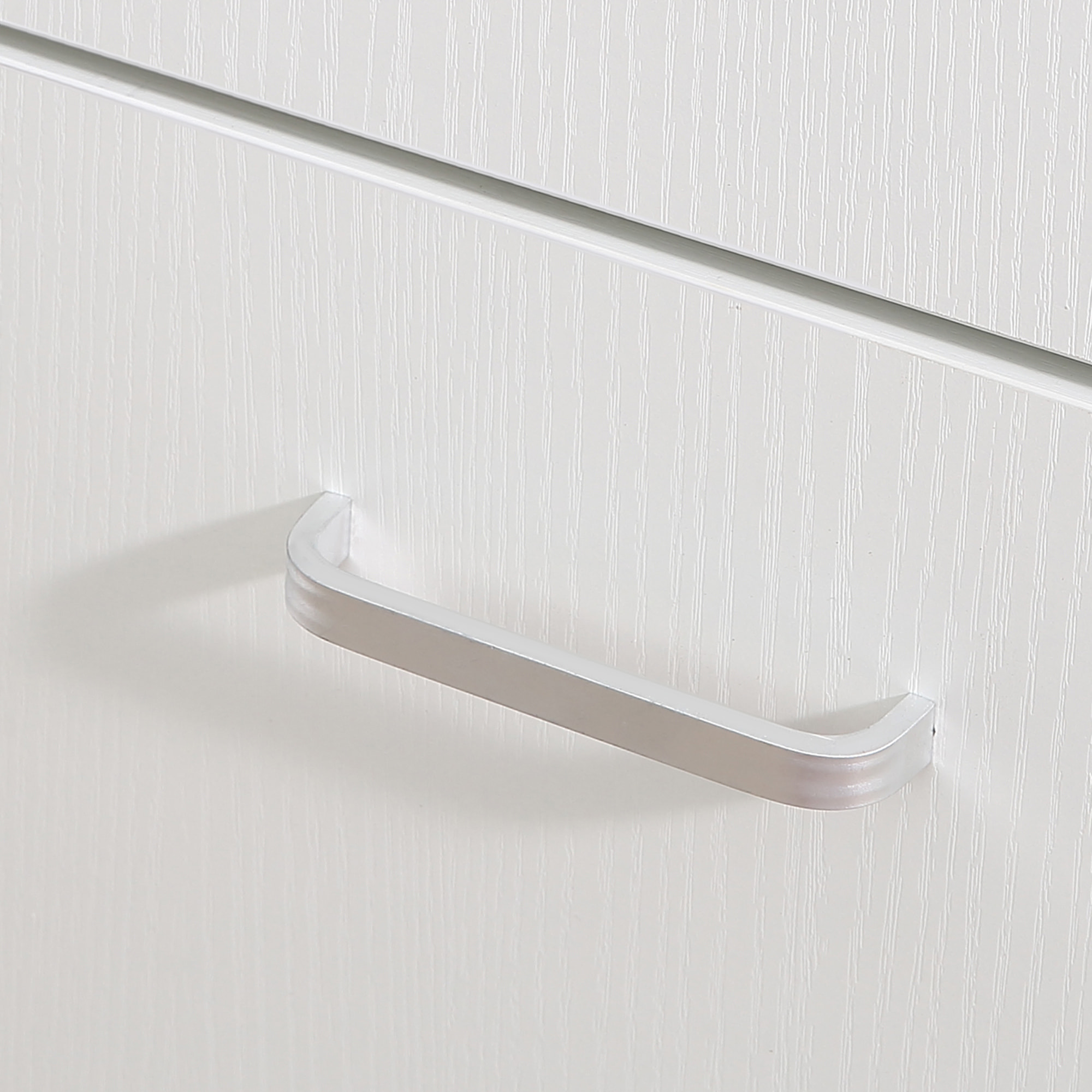 Bureau d'angle ou droit modulable bibliothèque tiroir une porte blanc