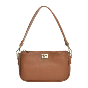 Borsa a mano Anna Luchini Cammello