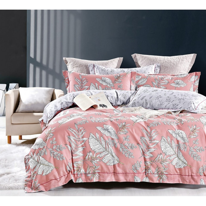 Parure housse de couette en polycoton - Naêva