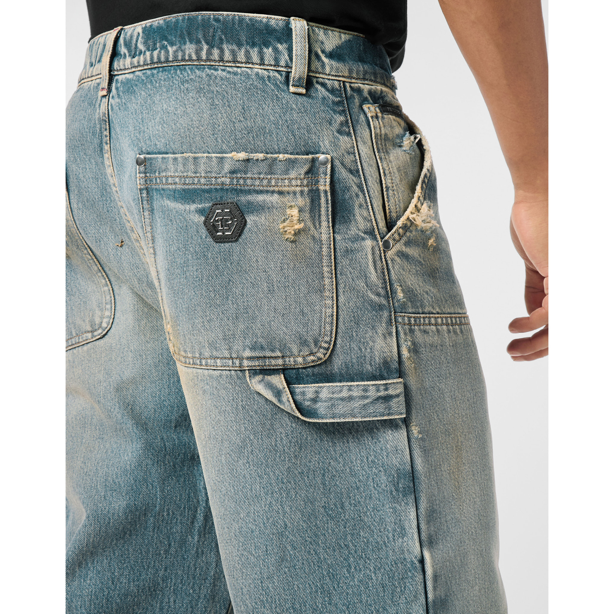 PHILIPP PLEIN Pantalones vaqueros Loose Fit