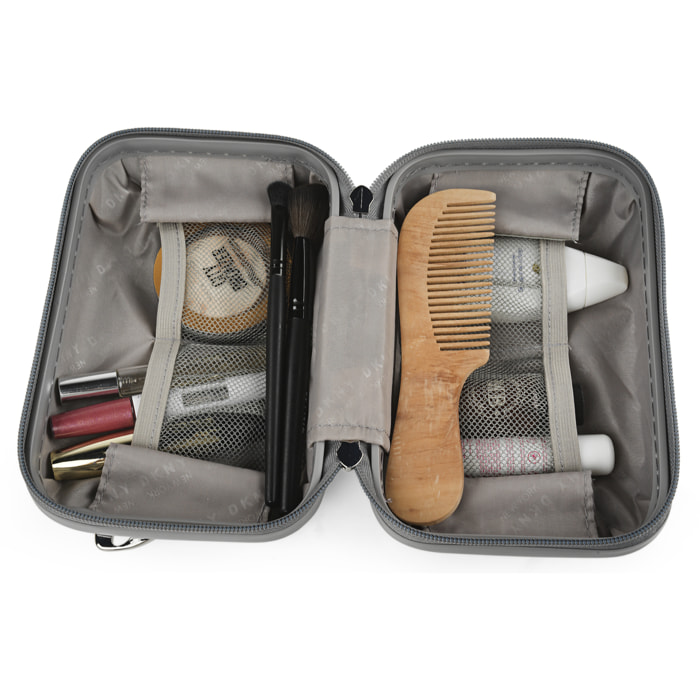 Neceser Viaje Rigido Dkny Dkny-1001 Deco Signature Cosmetic Case Lt Charcoal/White