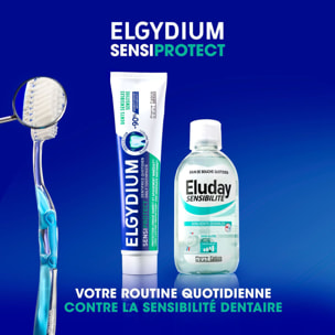 Elgydium - Lot Dentifrice Quotidien Sensiprotect 2x75 ml