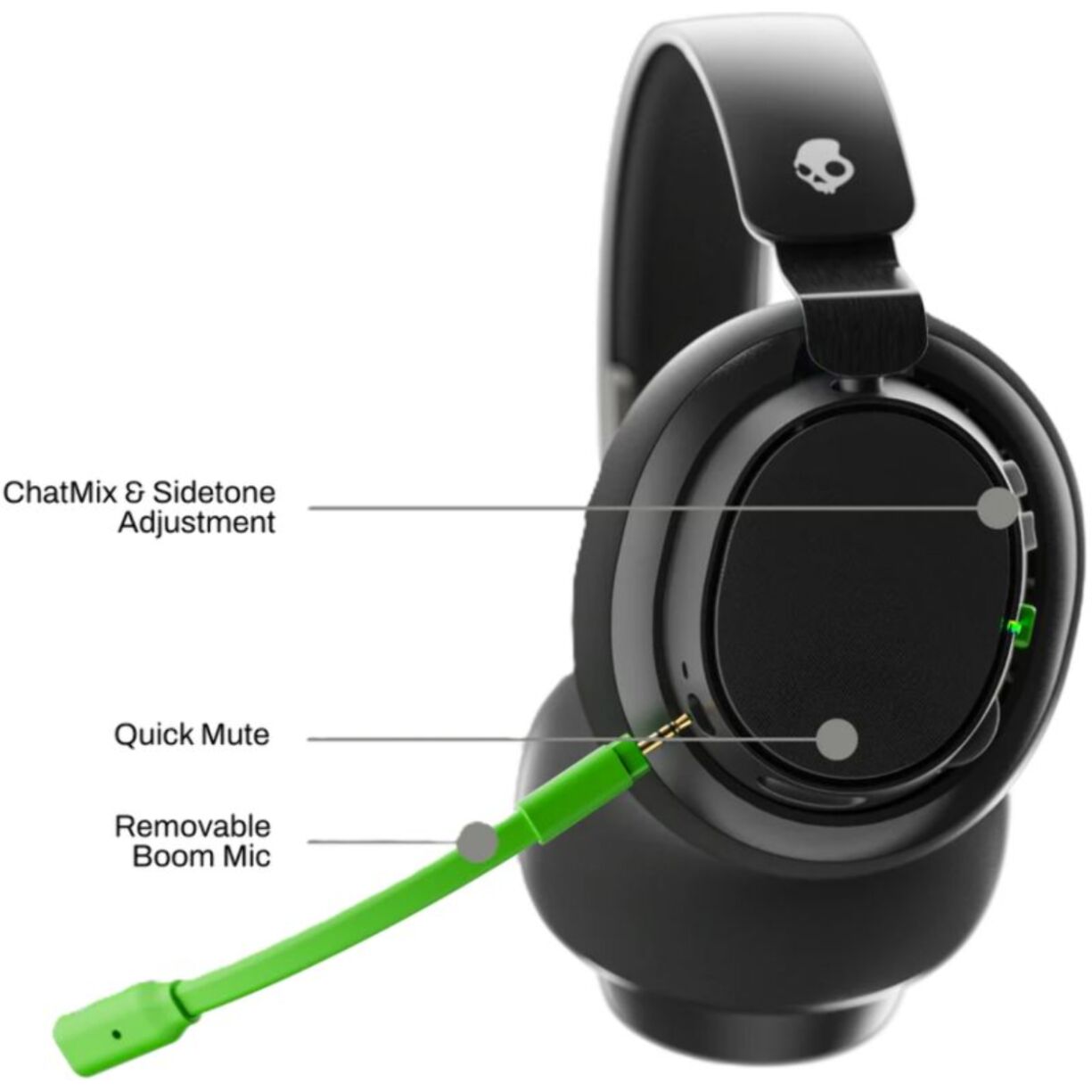 Casque gamer SKULLCANDY SLYR PRO XBOX BLACK GREEN