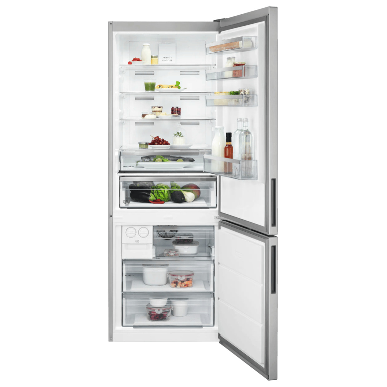 AEG Frigorífico combi de libre instalación Serie 6000 Inox Antihuellas de 192 cm ORC6M481EX | Reacondicionado