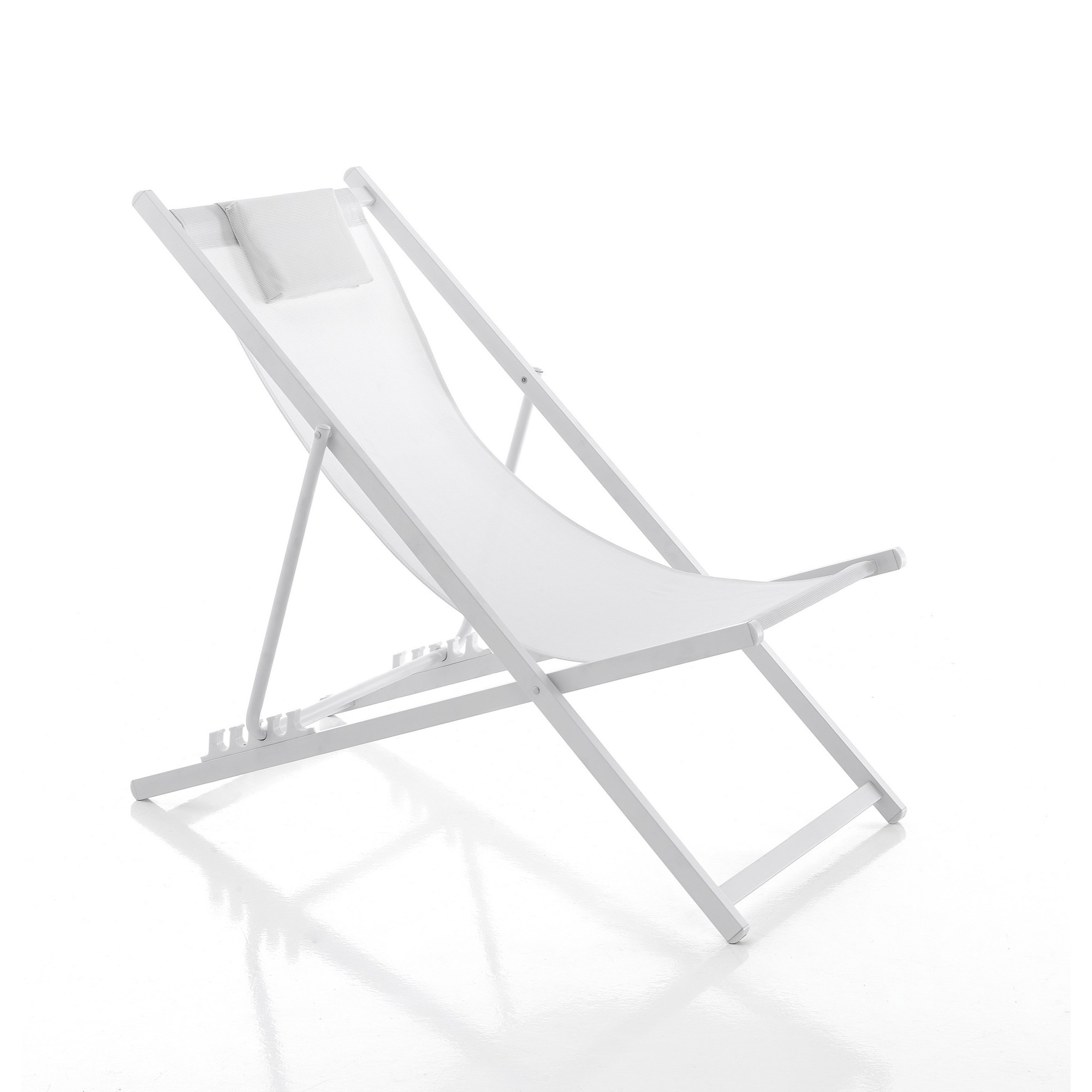 Tomasucci Chaise de plage MILOS Blanc