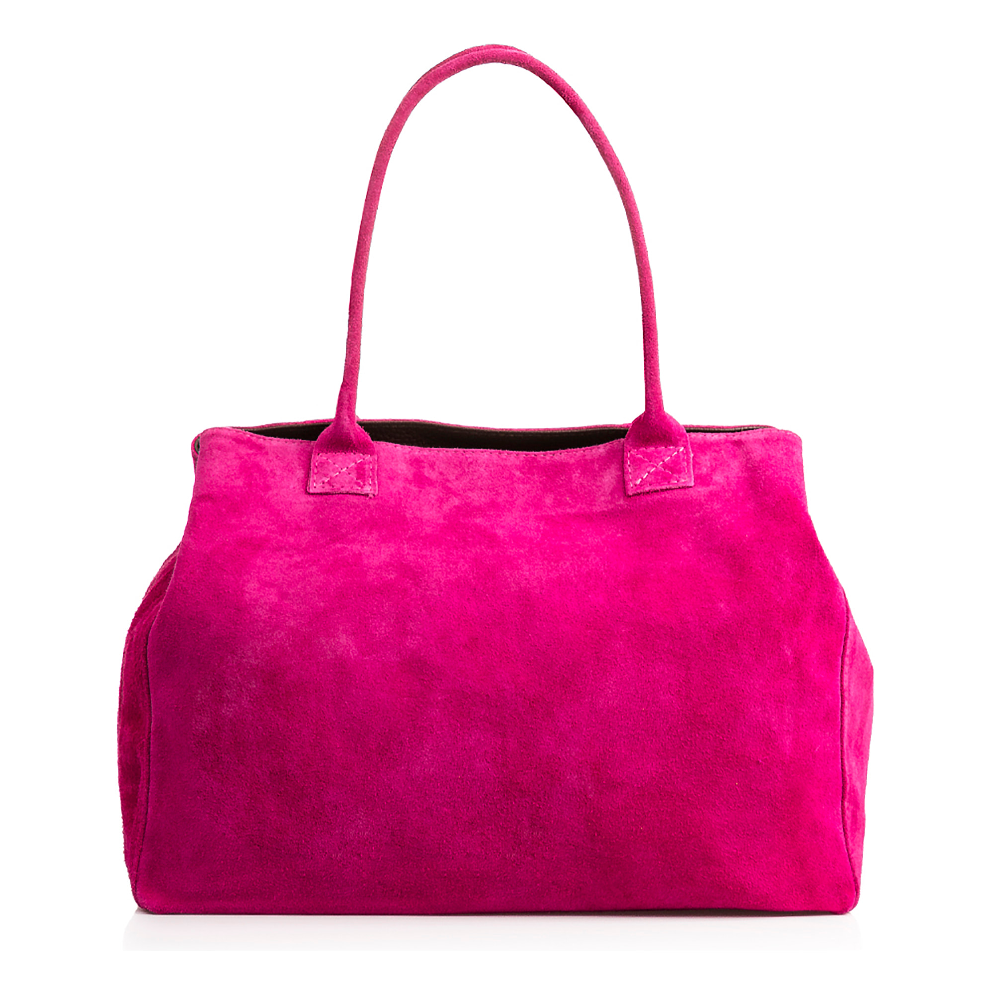 Annagrazia Borsa Shopper Donna. Vera Pelle Camoscio